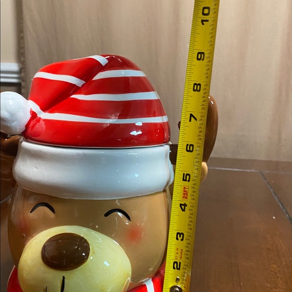 Festive Member's Mark Reindeer Holiday Cookie Jar with Lid - Picture 5 of 7